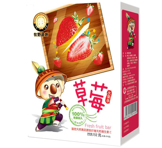 牧野漁趣草莓水果條