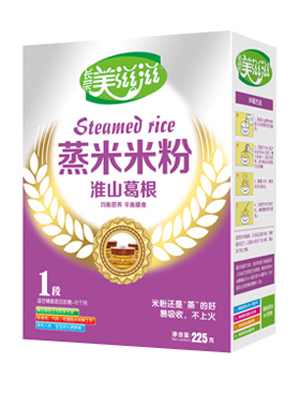 美滋滋淮山葛根蒸米米粉