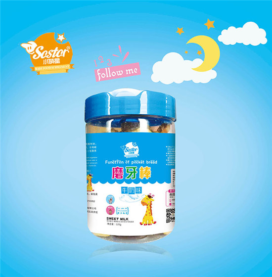 小萌星磨牙棒升級(jí)版牛奶味